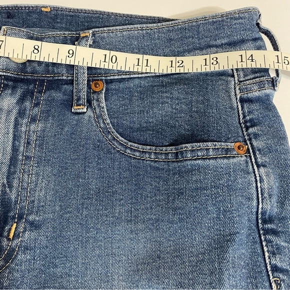 GAP Women's Vintage Slim Mid Rise Cropped Blue Denim Jeans Size 29/8R - Picture 10 of 10